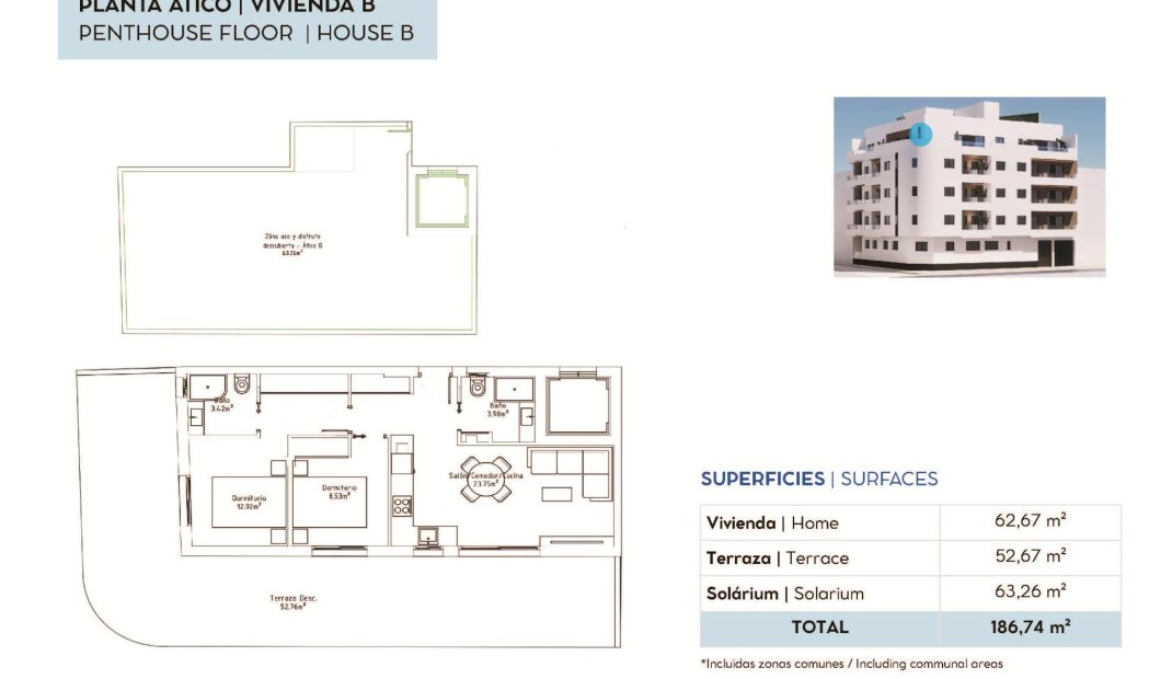 New Build - Penthouse -
Torrevieja - pueblo