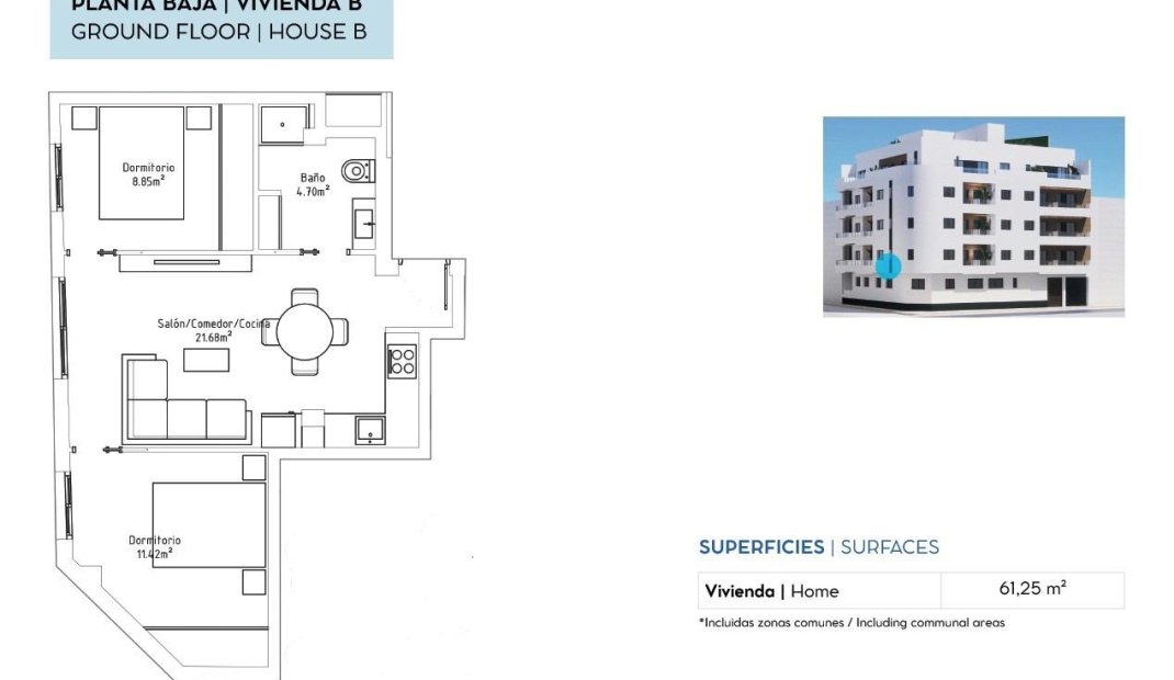 New Build - Apartment -
Torrevieja - pueblo