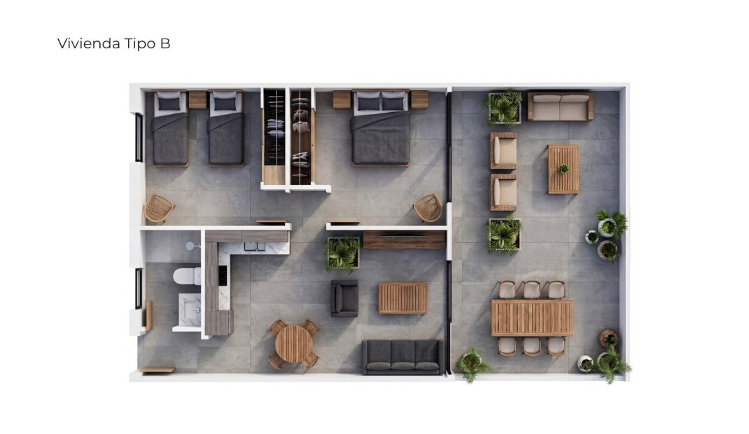 New Build - Apartment -
Vera - Vera Playa