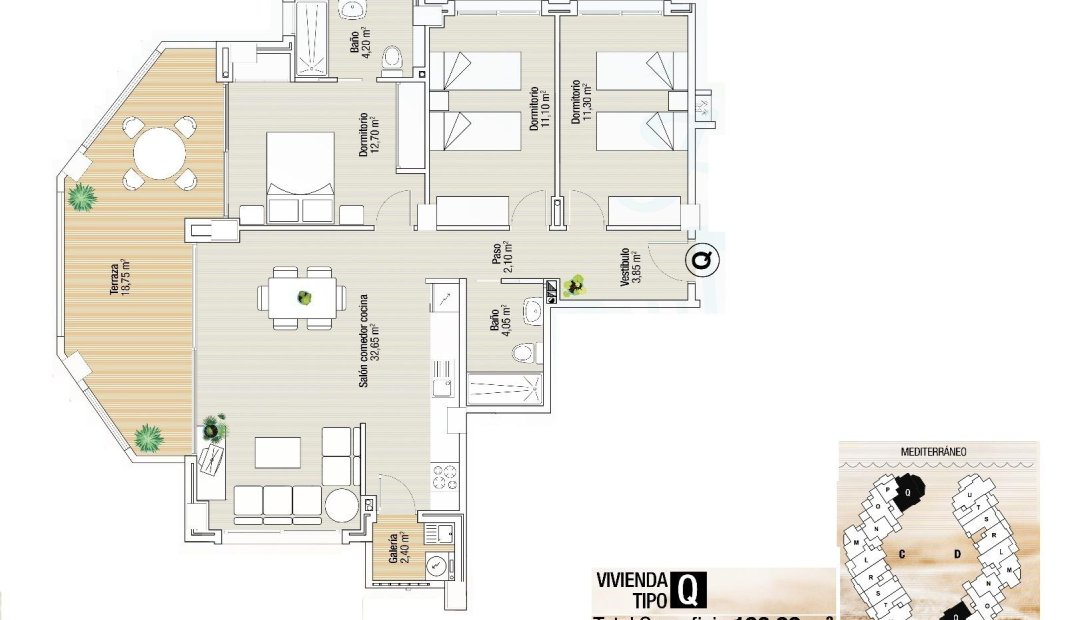 New Build - Apartment -
La Manga del Mar Menor - La Manga