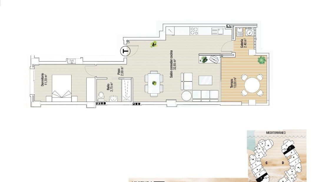 New Build - Apartment -
La Manga del Mar Menor - La Manga