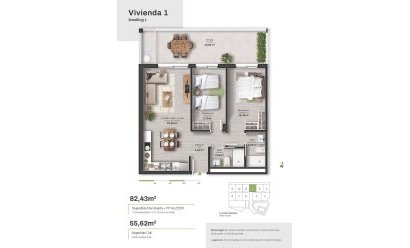 Nýbygging - Íbúð -
Mojacar - Descargador