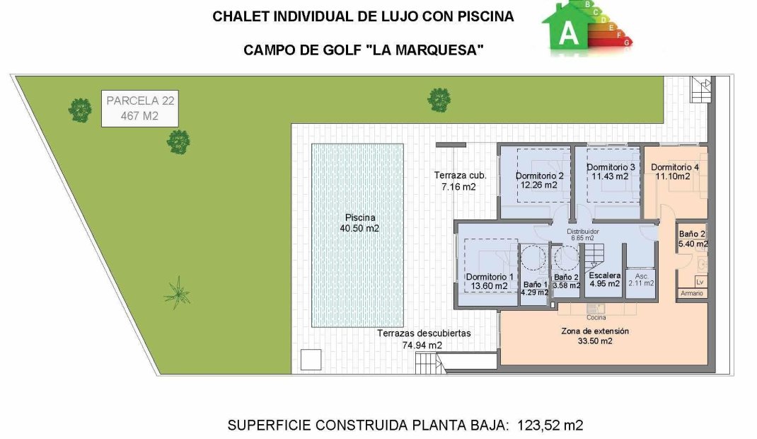 Nýbygging - Einbýlishús -
Rojales - Golf La Marquesa (Ciudad Quesada)