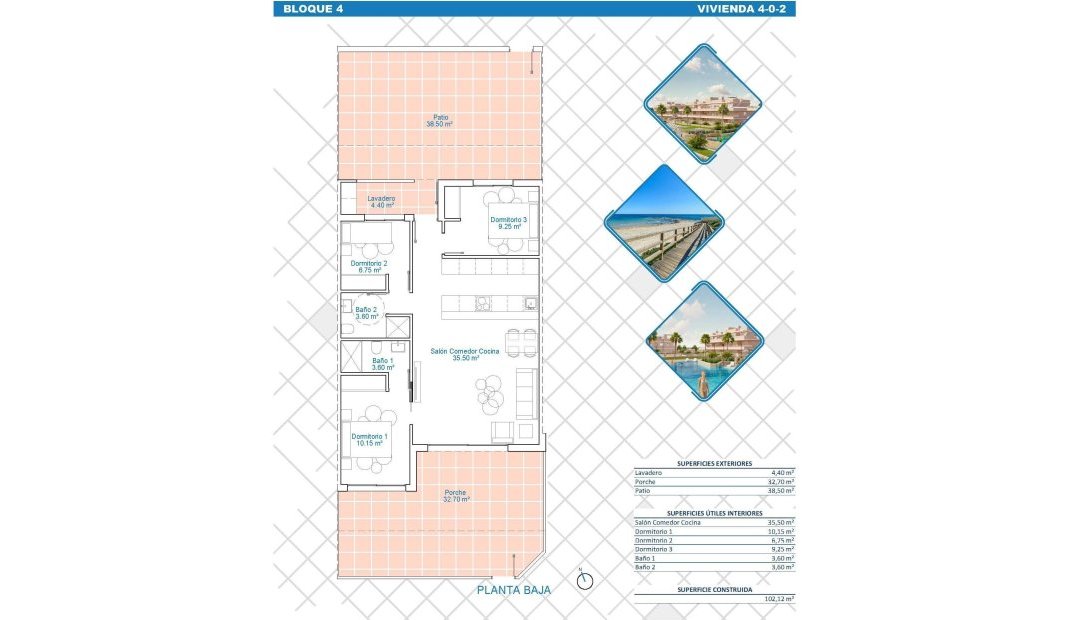 Obra nueva - Apartamento -
Pilar de la Horadada - Lo Monte