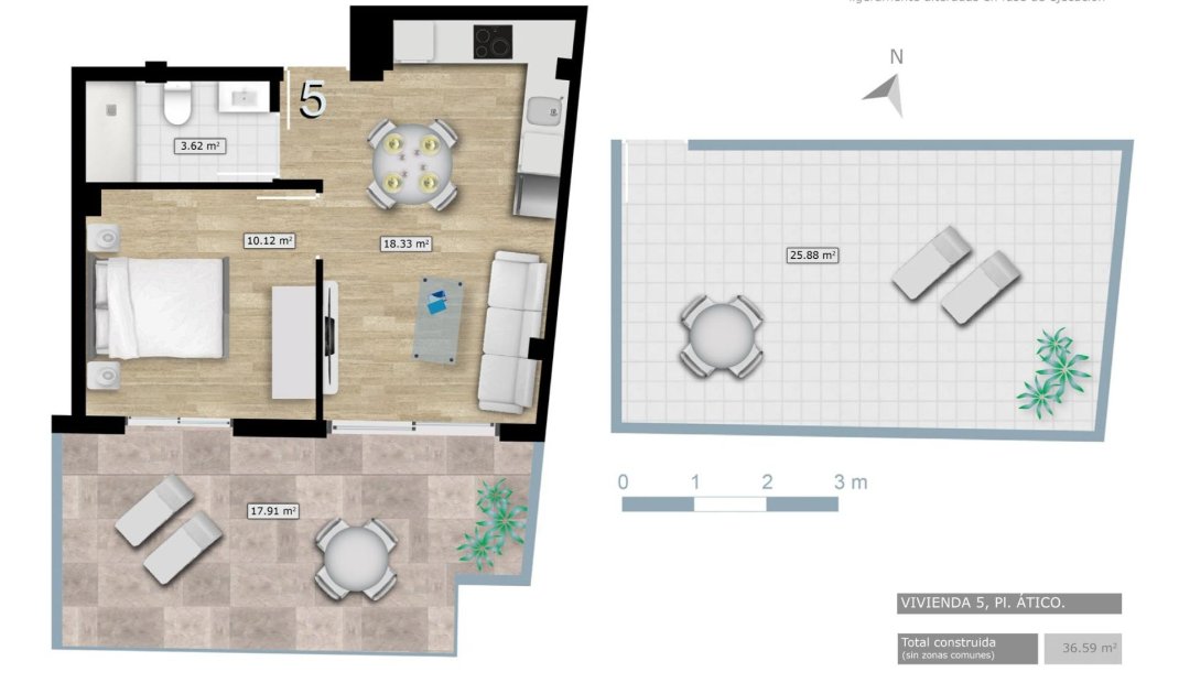 Obra nueva - Ático -
Torrevieja - Centro
