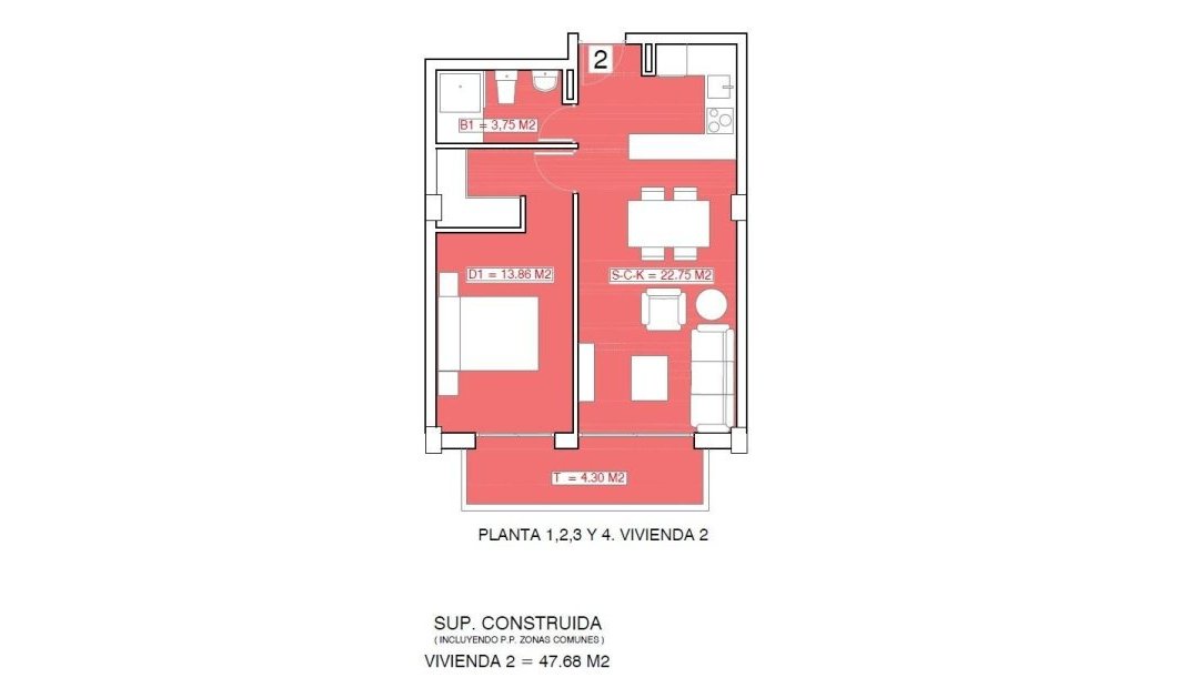 New Build - Apartment -
Torrevieja - Playa El Acequión