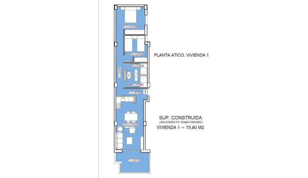 Obra nueva - Ático -
Torrevieja - Playa El Acequión