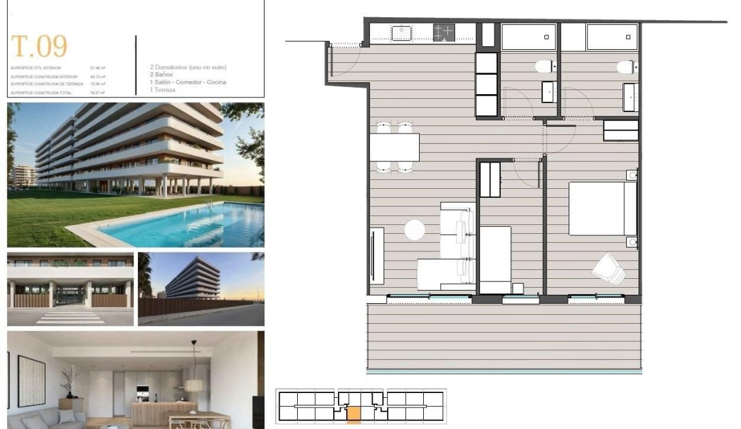 New Build - Apartment -
Moncofa - Playa de Moncofa