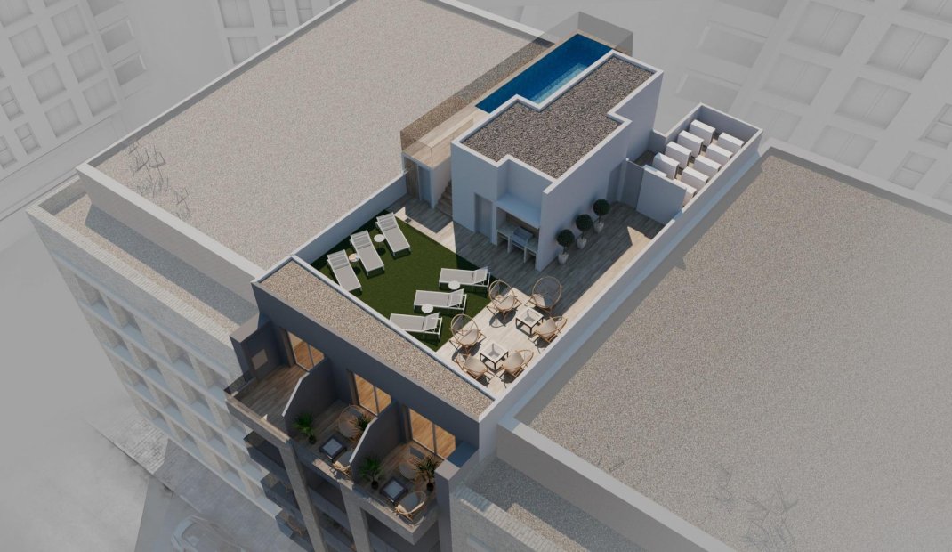 Obra nueva - Apartamento -
Torrevieja - Playa de los Locos