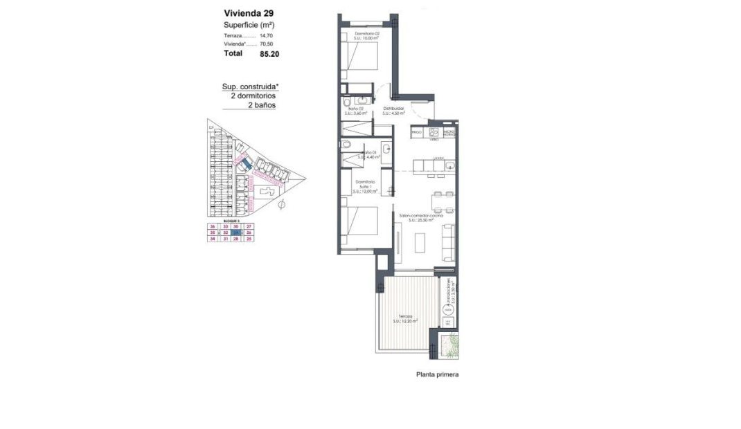 New Build - Apartment -
Los Alcazares - Serena Golf