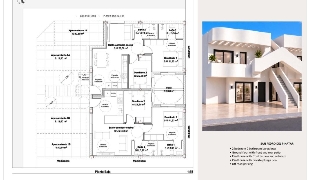 New Build - Bungalow -
San Pedro del Pinatar - Los Peñascos