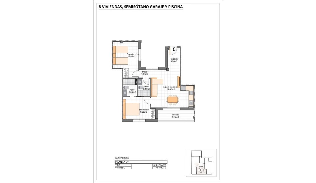New Build - Penthouse -
San Pedro del Pinatar - Lo Pagan