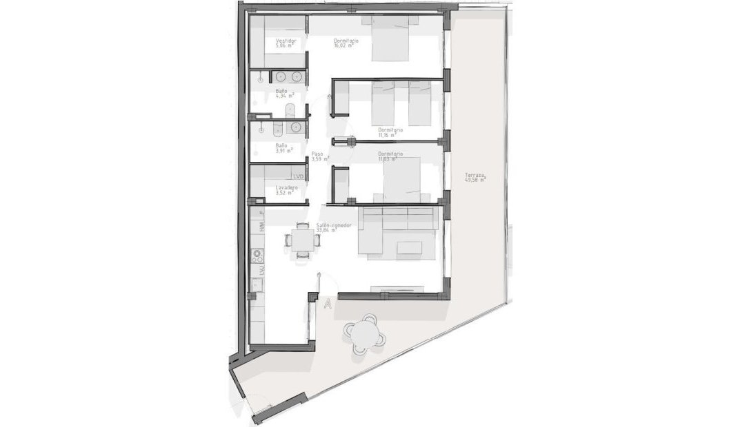 New Build - Apartment -
Aguilas - Playa del Hornillo