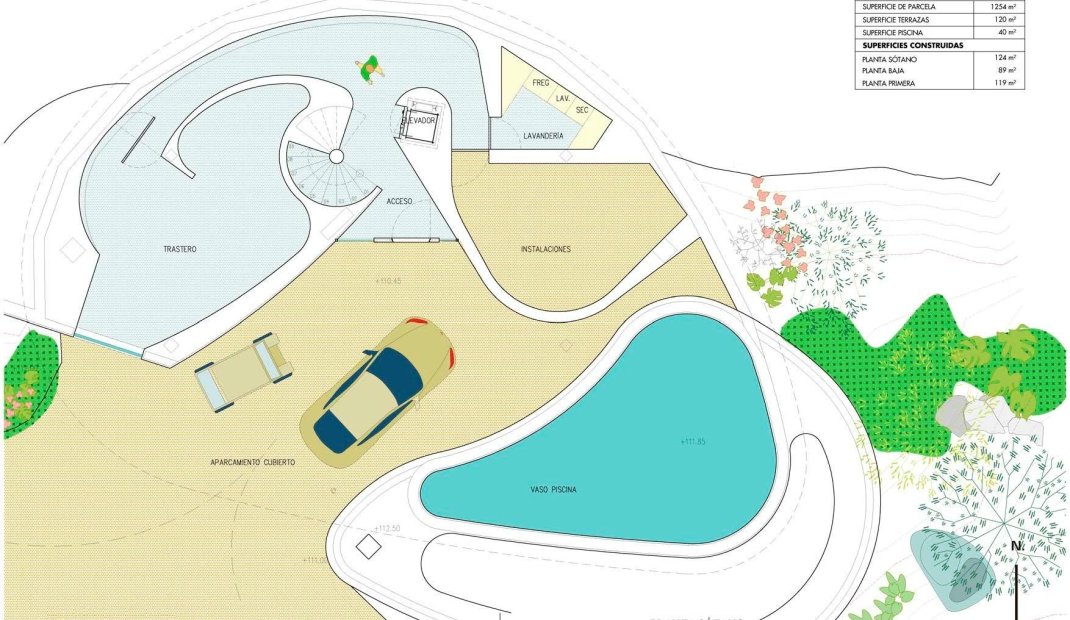 Nýbygging - Einbýlishús -
Orihuela - Las Colinas Golf