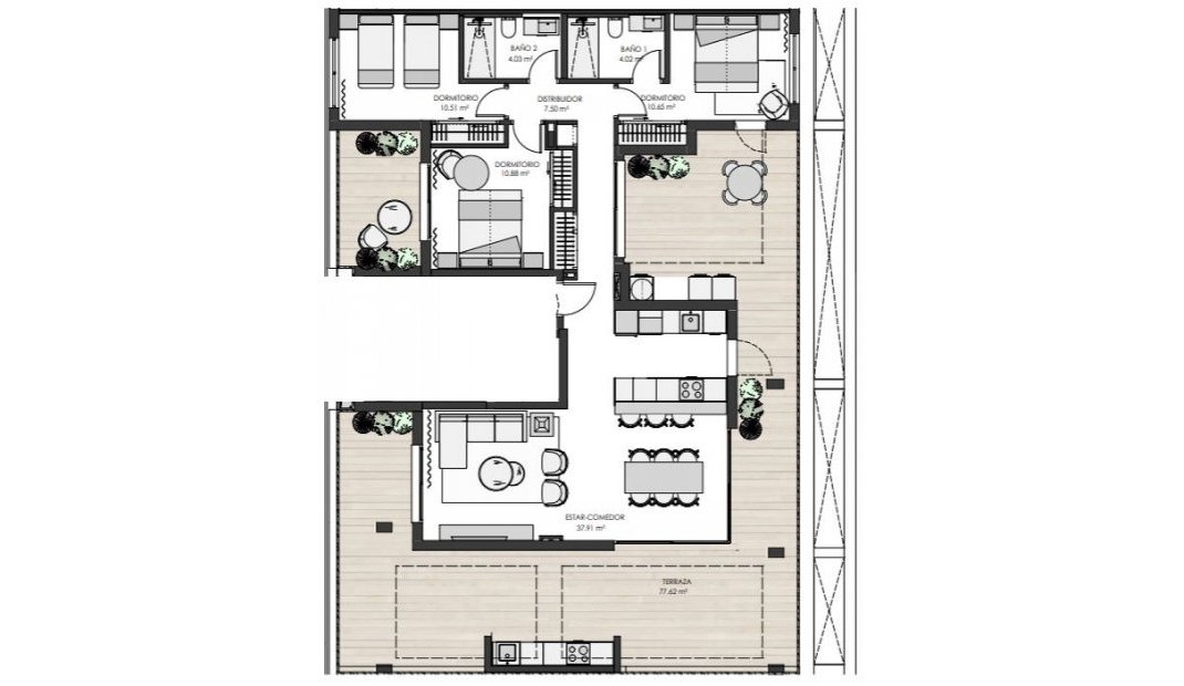 Nýbygging - Íbúð -
Torre Pacheco