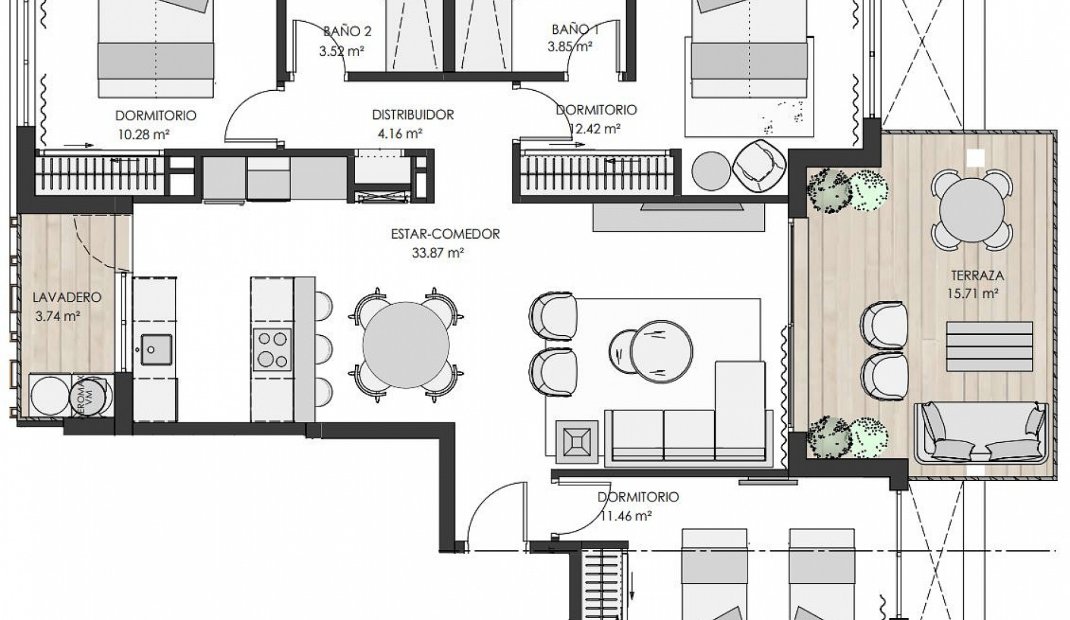 Nýbygging - Íbúð -
Torre Pacheco