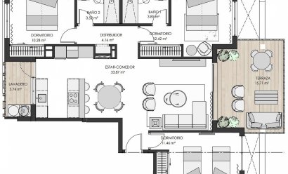 Nýbygging - Íbúð -
Torre Pacheco