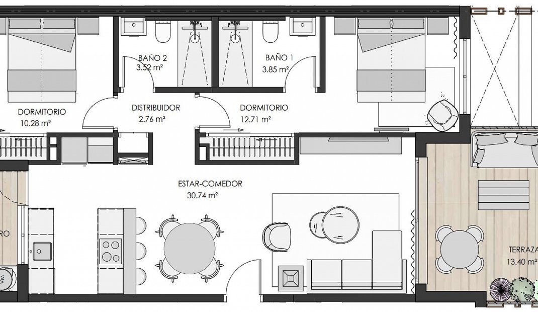Nýbygging - Íbúð -
Torre Pacheco