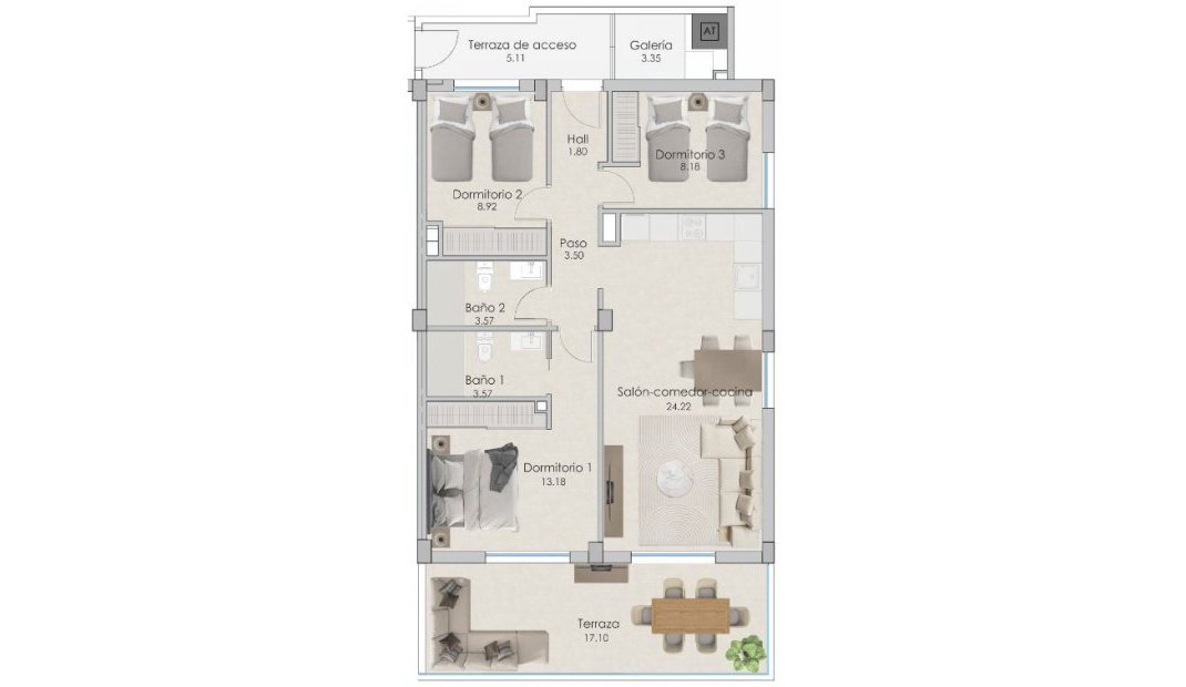 Obra nueva - Apartamento -
Santa Pola