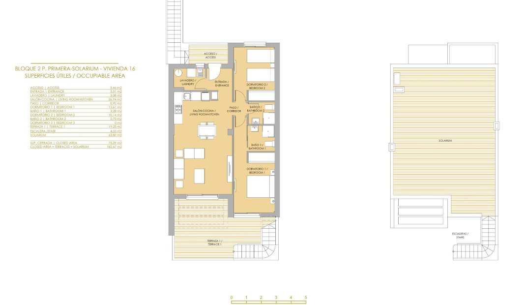 New Build - Top Floor Bungalow -
Orihuela - Vistabella Golf